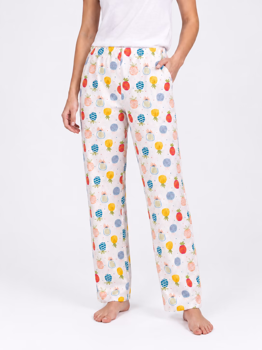 BAZ 10228 – 6 Kadın Pijama Alt — Ön