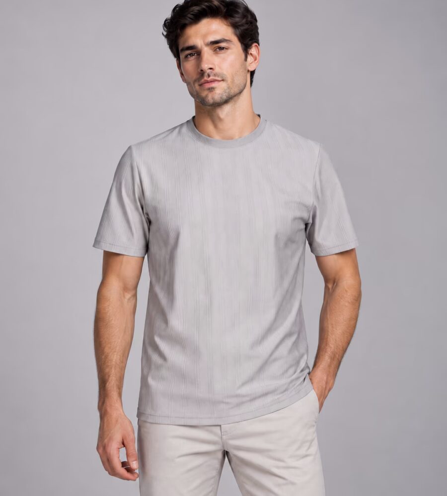 HE 312 Polyester Erkek T-Shirt arka yüz